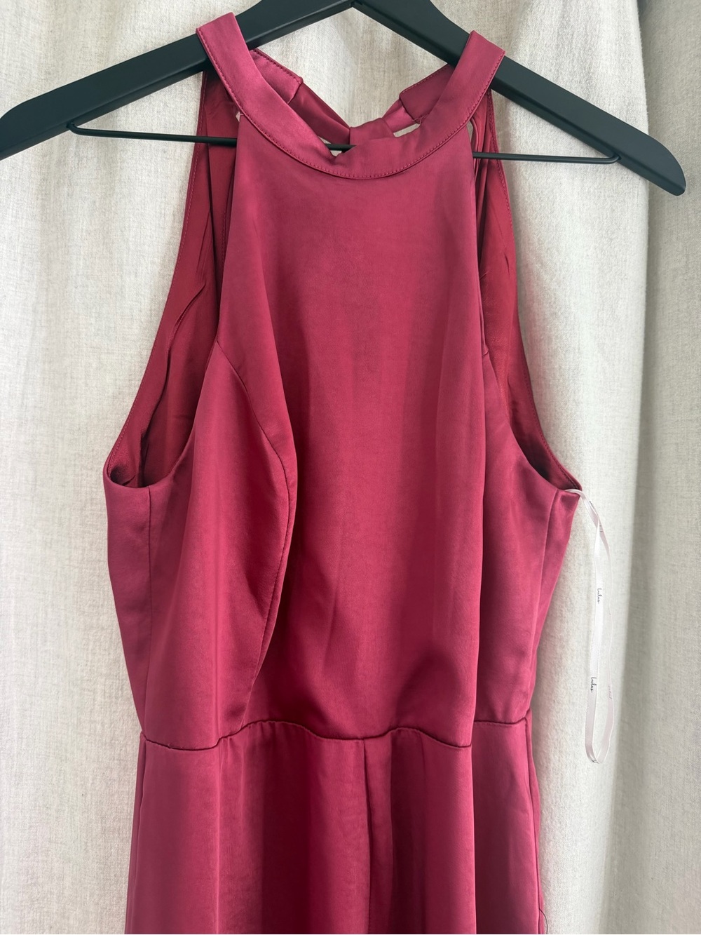 Lulu's Fuchsia Halter Dress